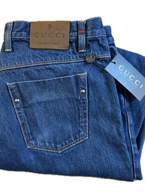 Classic Gucci Men’s Jeans Size 50 US Size 35 Price $450 Excellent condition.